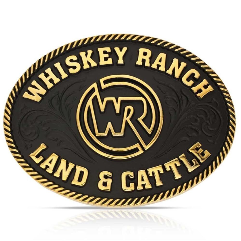 7557 Officially Licensed Whiskey Bent Classic Whiskey Ranch Oval Western